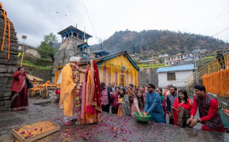 त्रिजुगीनारायण में शादी के लिए दुनिया भर से आ रहे हैं जोड़े 