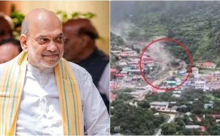 धराली गांव में बादल फटने की दुर्भाग्यपूर्ण घटना पर केंद्रीय गृह मंत्री श्री अमित शाह ने गहरा दुःख प्रकट किया