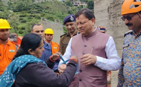 राखी, राहत और रिश्ता – आपदा के बीच मानवीय संवेदनाओं का मार्मिक दृश्य