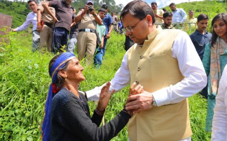 मुख्यमंत्री पुष्कर सिंह धामी ने कहा कि धराली क्षेत्र में आपदा प्रभावित लोगों को त्वरित राहत उपलब्ध कराई गई है