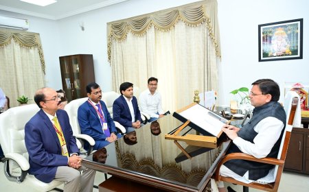मुख्यमंत्री श्री पुष्कर सिंह धामी से शनिवार को मुख्यमंत्री आवास में पंजाब नेशनल बैंक से आए प्रतिनिधि मंडल ने भेंट की