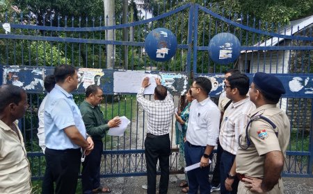 प्राग फार्म की 1914 एकड़ भूमि पर प्रशासन ने लिया कब्जा