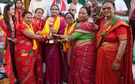 श्रीमती गुरमीत कौर ने महेंद्रा ग्राउंड, गढ़ी कैंट, देहरादून में गोर्खाली महिला हरितालिका तीज उत्सव मेला-2025 में बतौर मुख्य अतिथि प्रतिभाग किया