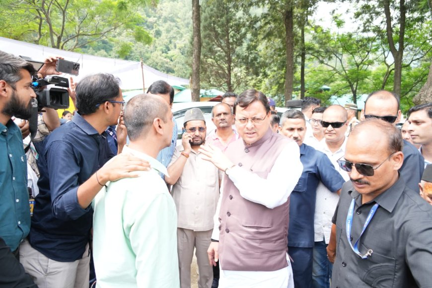 मुख्यमंत्री धामी की निगरानी में धराली में राहत-बचाव अभियान तेज