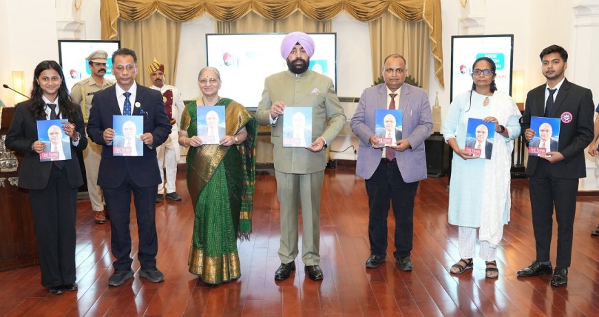 राज्यपाल ने इक्फाई विश्वविद्यालय के संस्थापक एवं शिक्षाविद् श्री एन. जे. यासस्वी पर आधारित पुस्तक “फर्स्ट फॉरएवर” का किया विमोचन
