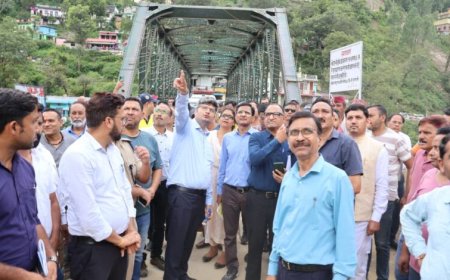 थराली में आपदा प्रभावित क्षेत्रों के लिए भारत सरकार की अंतरमंत्रालयीय टीम  ने हवाई सर्वे कर किया विस्तृत सर्वेक्षण