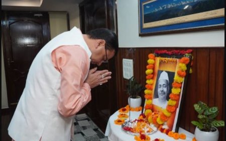 मुख्यमंत्री ने पंडित गोविंद बल्लभ पंत की जयंती पर किया उनका भावपूर्ण स्मरण