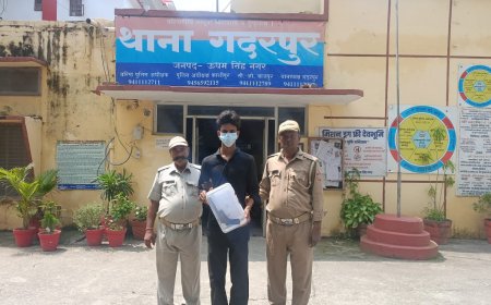 गदरपुर में पुलिस का बड़ा एक्शन: अवैध तमंचा और जिंदा कारतूस के साथ 19 साल का युवक गिरफ्तार