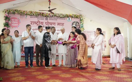 पोषण जागरूकता कार्यक्रम का समापन: खटीमा में गूंजा 'स्वागतम' गीत