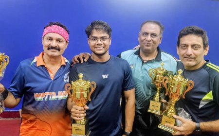 आर.टी.टी.ए. टेबल टेनिस चैम्पियनशिप में ब्रॉन्ज़ टीम ने मारी बाज़ी, कप्तान राजकुमार खुराना छाए