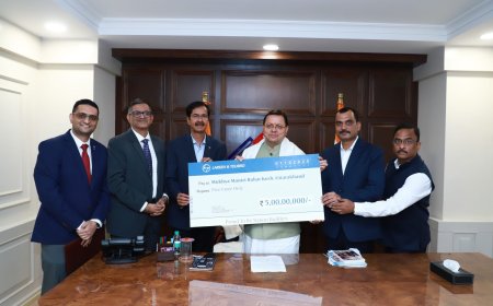 मुख्यमंत्री धामी से नई दिल्ली में लार्सन एंड टुब्रो (L&T) के प्रतिनिधिमंडल ने की शिष्टाचार भेंट