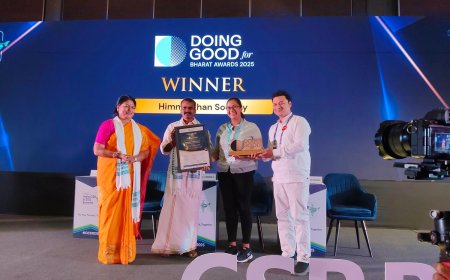 हिमोत्थान सोसाइटी को “डूइंग गुड फॉर भारत अवार्ड्स – 2025” से सम्मानित