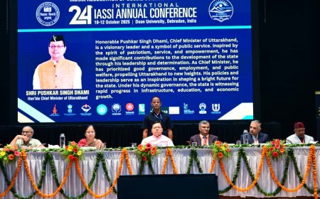 मुख्यमंत्री  धामी ने दून विश्वविद्यालय, देहरादून में आयोजित इंडियन एसोसिएशन ऑफ सोशल साइंस इंस्टीट्यूशंस के 24वें अंतरराष्ट्रीय सम्मेलन का किया शुभारंभ
