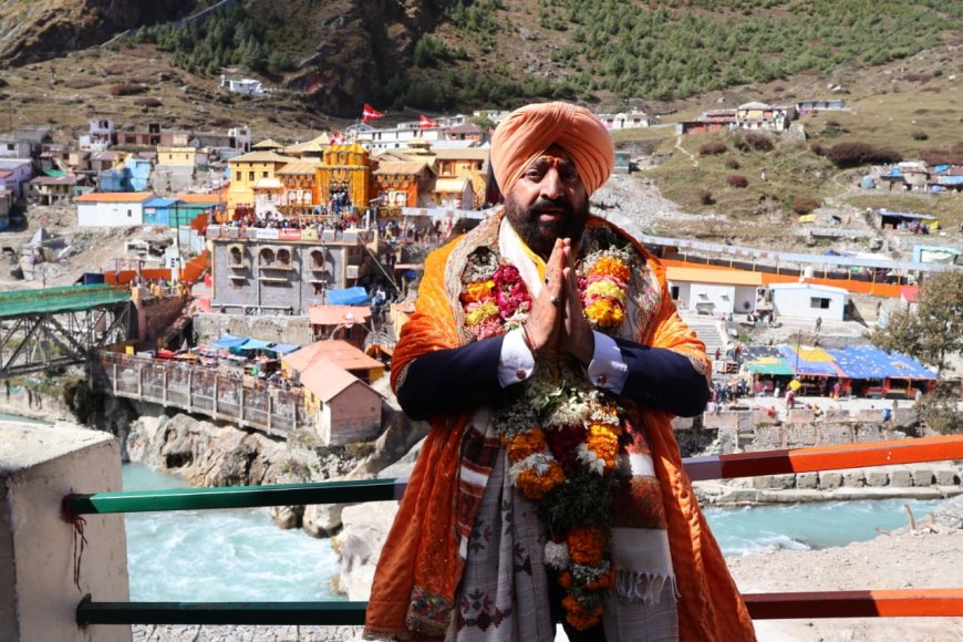 राज्यपाल ने बदरीनाथ धाम पहुंचकर की पूजा अर्चना, राज्य और देश की सुख-समृद्धि की कामना की