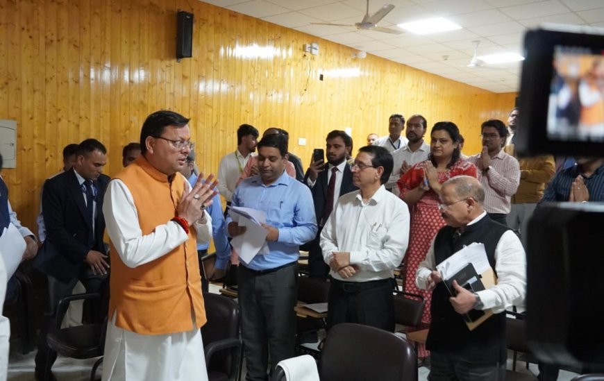 लोगों की भावना के अनुरूप हो निर्माण कार्य” – मुख्यमंत्री श्री पुष्कर सिंह धामी