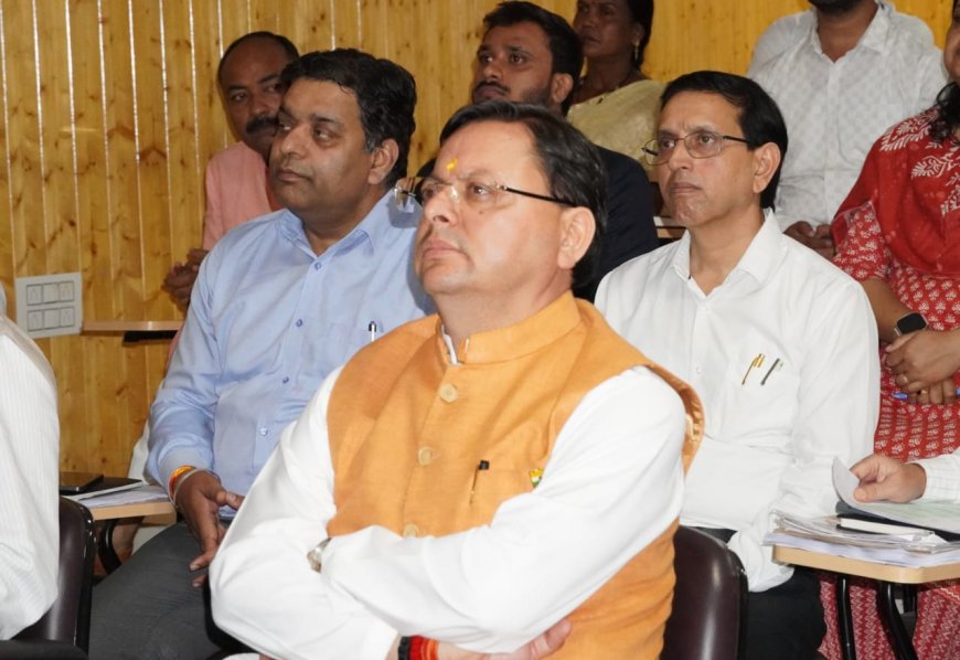 लोगों की भावना के अनुरूप हो निर्माण कार्य” – मुख्यमंत्री श्री पुष्कर सिंह धामी