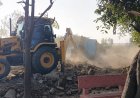 अपराधियों के गढ़ बन रहे ठंडा नाले के अतिक्रमण का हुआ ध्वस्तीकरण