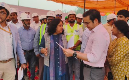 स्वास्थ्य मंत्रालय की संयुक्त सचिव सुश्री अंकिता मिश्रा बुन्देला ने आज किच्छा में निर्माणाधीन सेटेलाइट एम्स परियोजना का स्थलीय निरीक्षण किया