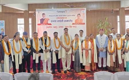 हल्द्वानी में आयोजित मैराथन दौड़ में बालक-बालिका वर्ग के विजेताओं को किया सम्मानित