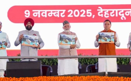 प्रधानमंत्री श्री नरेंद्र मोदी की उपस्थिति में नैनी सैनी हवाई अड्डे, पिथौरागढ़ के अधिग्रहण हेतु एमओयू पर हस्ताक्षर