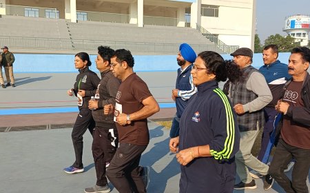 हार्टफुलनेस संस्था रुद्रपुर द्वारा  किया गया 'ग्रीन कान्हा रन' का आयोजन