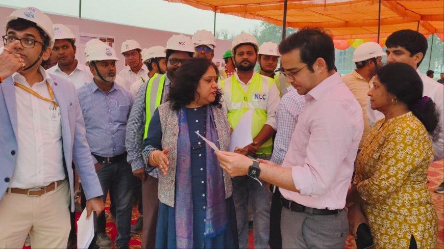 स्वास्थ्य मंत्रालय की संयुक्त सचिव सुश्री अंकिता मिश्रा बुन्देला ने आज किच्छा में निर्माणाधीन सेटेलाइट एम्स परियोजना का स्थलीय निरीक्षण किया