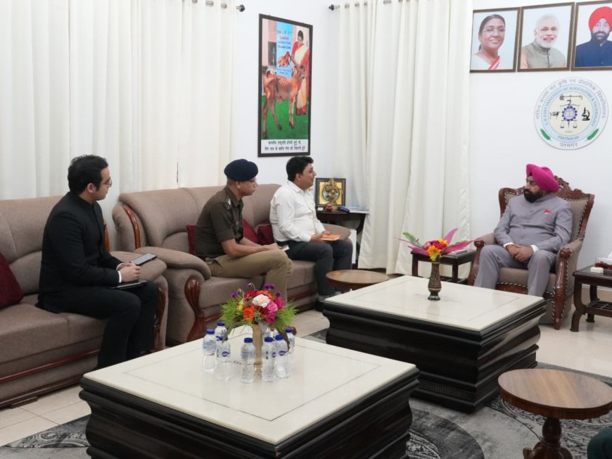 राज्यपाल गुरमीत सिंह ने पंतनगर में विकास कार्यों की समीक्षा की