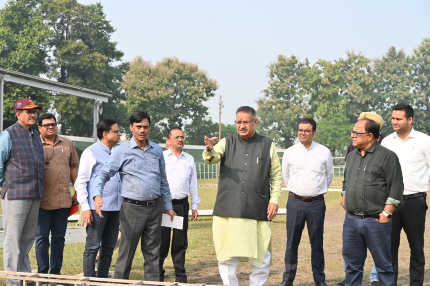 कृषि मंत्री गणेश जोशी ने पंतनगर में आयोजित होने वाले कृषक सम्मेलन की तैयारियों का लिया जायजा