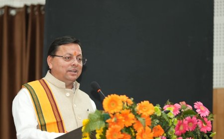 हरिद्वार में आयोजित अंतरराष्ट्रीय संस्कृत सम्मेलन में मुख्यमंत्री धामी की उपस्थिति