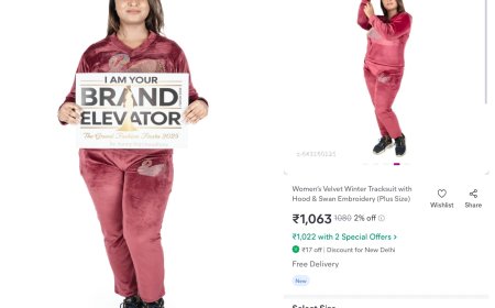 दिल्ली की मॉडल दीपांविता का ब्रांड एलिवेटर कंपनी ने मिशो ब्रांड के विंटर  कलैक्शन का कराया शूट