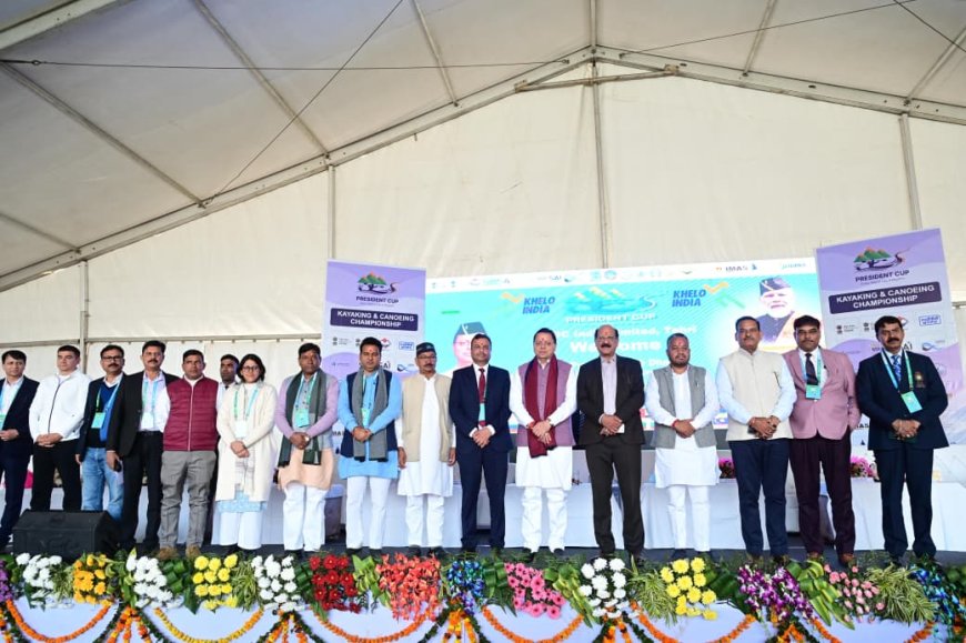 टिहरी झील में  ‘इंटरनेशनल प्रेसिडेंट कप-2025’ व ‘चतुर्थ टिहरी वाटर स्पोर्ट्स कप-2025’   का  भव्य समापन — मुख्यमंत्री पुष्कर सिंह धामी पहुंचे समापन समारोह में