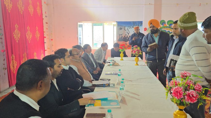 तहसील दिवस में जनता की समस्याओं पर सीडीओ ने दिया त्वरित निस्तारण का निर्देश