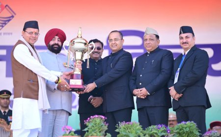 गणतंत्र दिवस के राज्य स्तरीय समारोह में सूचना विभाग की  झांकी ने लगातार तीसरी बार प्राप्त किया प्रथम स्थान