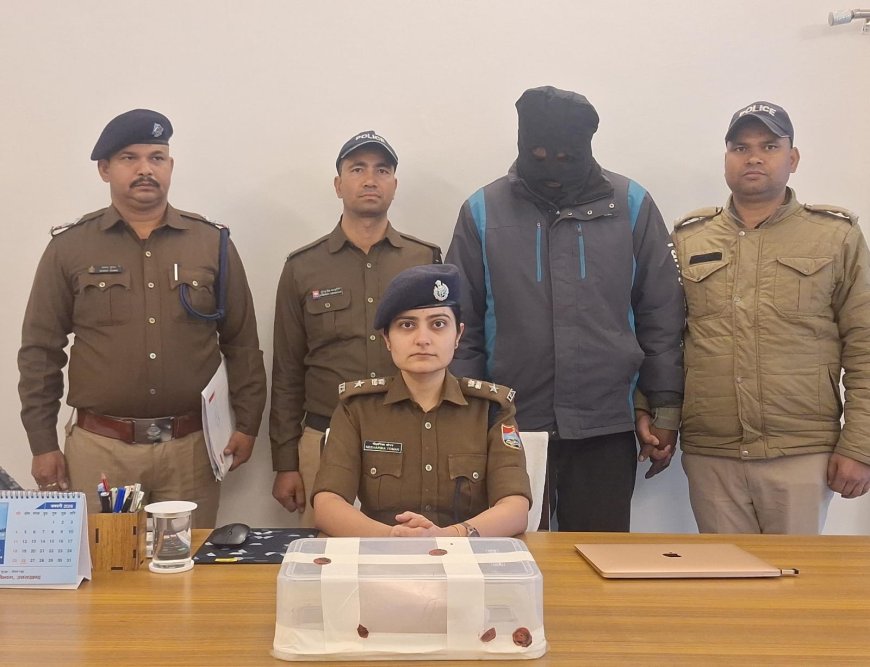 एसएसपी मणिकांत मिश्रा का नशे के सौदागरों पर करारा वार—03 करोड़ 10 लाख की स्मैक के साथ अंतरजनपदीय नशा तस्कर सहनवाज गिरफ्तार