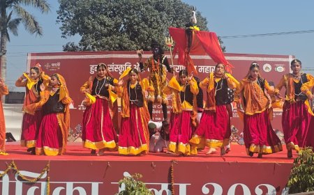 गांधी पार्क में सजी सांस्कृतिक छटा: 15 टीमों ने दी समूह नृत्य की शानदार प्रस्तुति