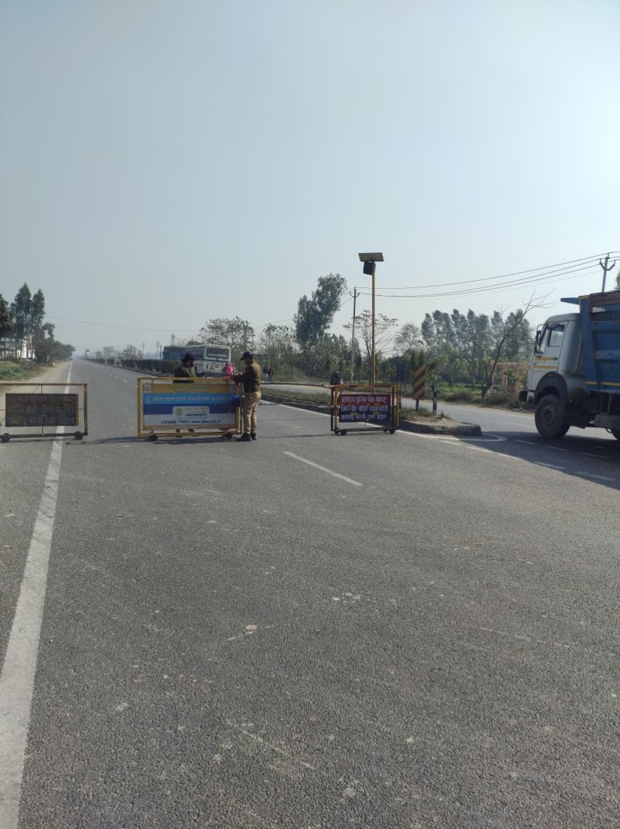 Udham Singh Nagar district में शारदीय कांवड़ यात्रा को लेकर हाई अलर्ट, भारी वाहनों पर नो-एंट्री लागू