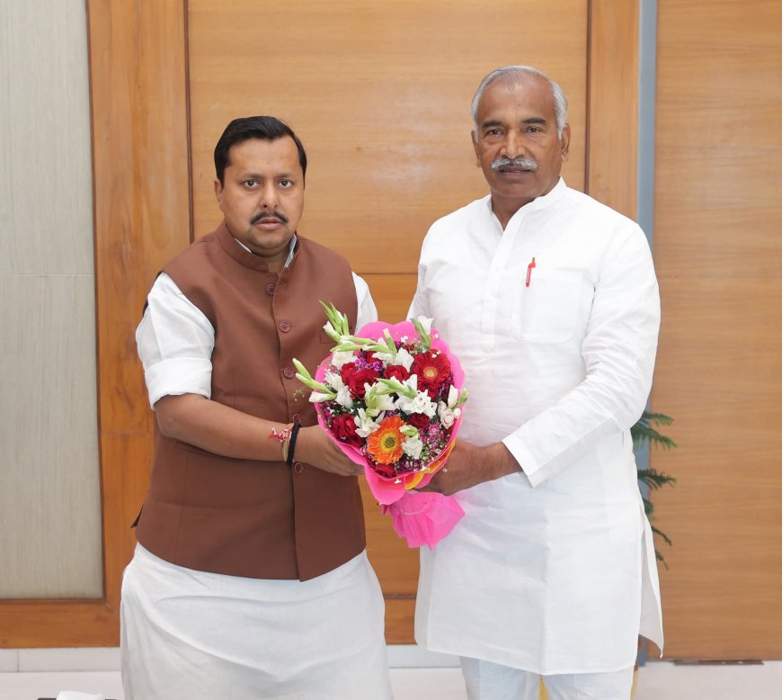 होली से पहले सियासी हलचल तेज, अरविंद पांडे की राष्ट्रीय अध्यक्ष नितिन नवीन से मुलाकात के कई मायने