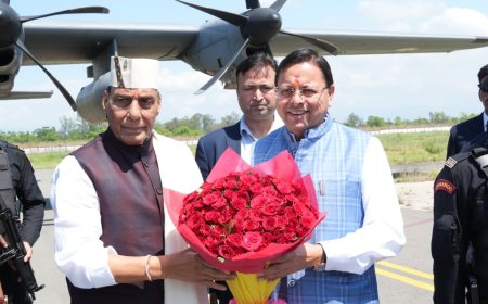 राजनाथ सिंह ने कहा: ‘धाकड़ नहीं, अब धुरंधर धामी