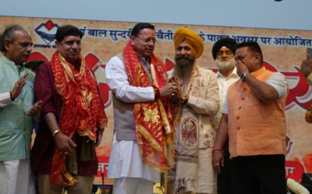 चैती मेले में मुख्यमंत्री धामी की बड़ी घोषणा— माता बाल सुंदरी मंदिर का होगा सौंदर्यीकरण