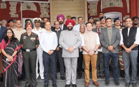 राज्यपाल के समक्ष काउंटर ड्रोन तकनीक का प्रदर्शन