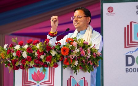 मुख्यमंत्री पुष्कर सिंह धामी ने किया दून बुक फेस्टिवल-2026 का शुभारंभ