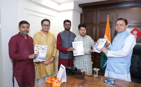 विजय यात्रा 2026 व आदि शंकराचार्य जयंती महोत्सव के लिए मुख्यमंत्री धामी को आमंत्रण