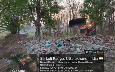 वन विभाग ने दो अवैध मजारों को नोटिस देने के बाद ध्वस्त किया