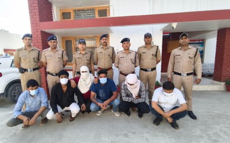 स्पा सेंटरों की आड़ में देह व्यापार का भंडाफोड़, 10 गिरफ्तार, 19 महिलाओं का रेस्क्यू