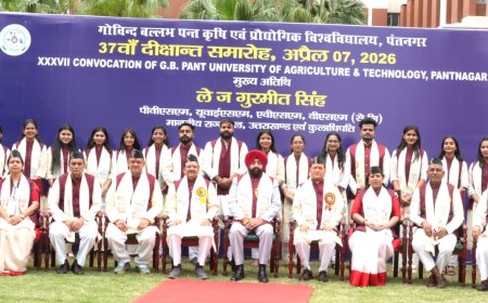 राज्यपाल गुरमीत सिंह ने 37वें दीक्षांत समारोह में गोविंद बल्लभ पंत कृषि विश्वविद्यालय के विद्यार्थी बाजार का भव्य उद्घाटन किया