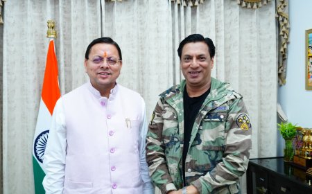 मुख्यमंत्री श्री पुष्कर सिंह धामी से फिल्म निर्माता-निर्देशक मधुर भंडारकर की मुलाकात
