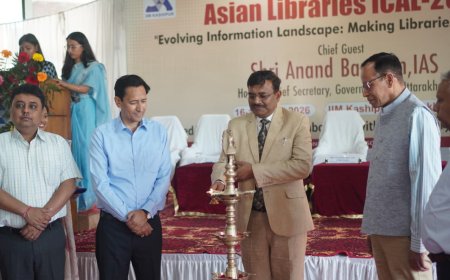 आईआईएम काशीपुर में ICAL 2026 का उद्घाटन: भविष्य-उन्मुख पुस्तकालयों पर वैश्विक संवाद को बढ़ावा
