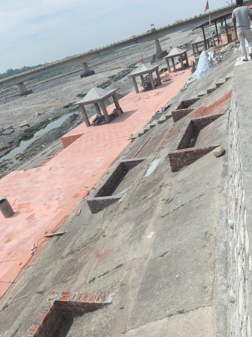 बनने लगा है देहरादून जिले में  हरिपुर में उत्तराखंड का पहला जमुना घाट