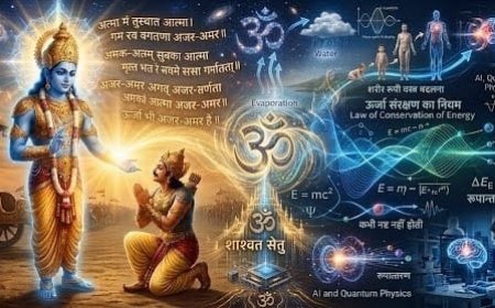 आत्मा और ऊर्जा: विज्ञान और अध्यात्म के बीच जीवन मृत्यु का शाश्वत सेतु