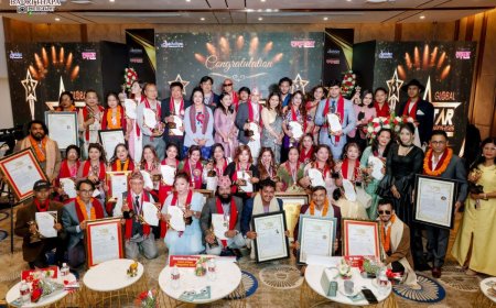काठमांडू में आयोजित ‘ग्लोबल स्टार अवॉर्ड में  विभिन्न क्षेत्रों में उल्लेखनीय योगदान देने वाली प्रतिभाओं का हुआ सम्मान